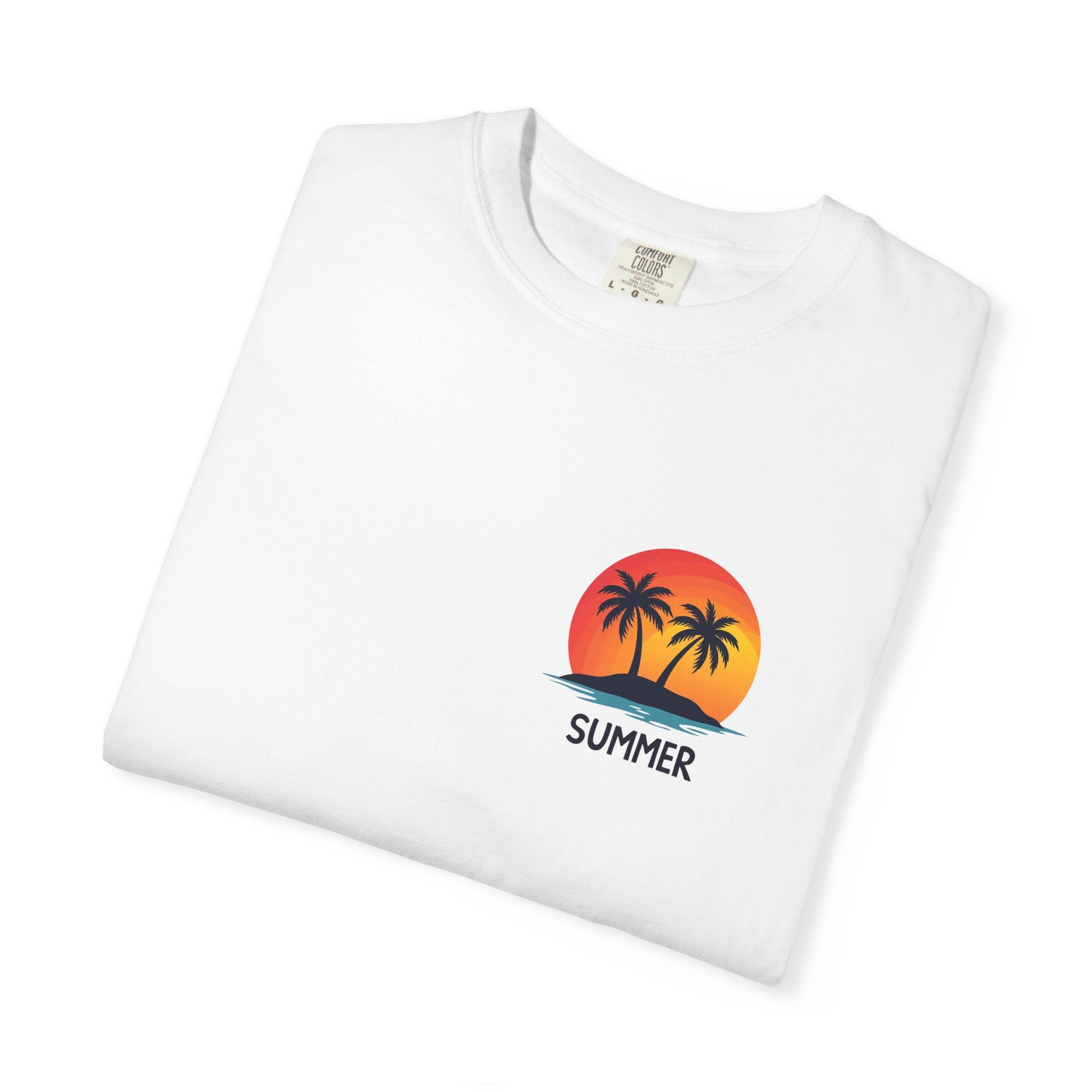 Summer Palm T-Shirt — Sunset Graphic Tee