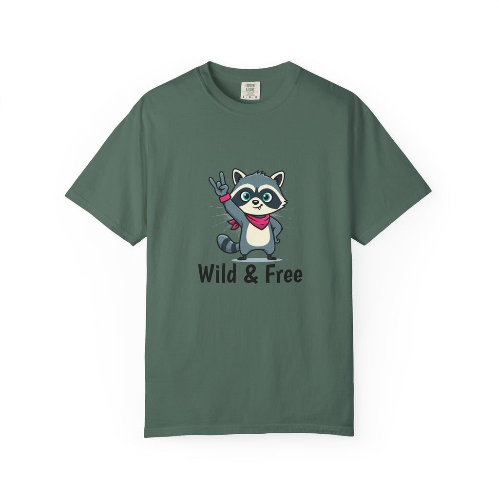 Raccoon "Wild & Free" T-Shirt