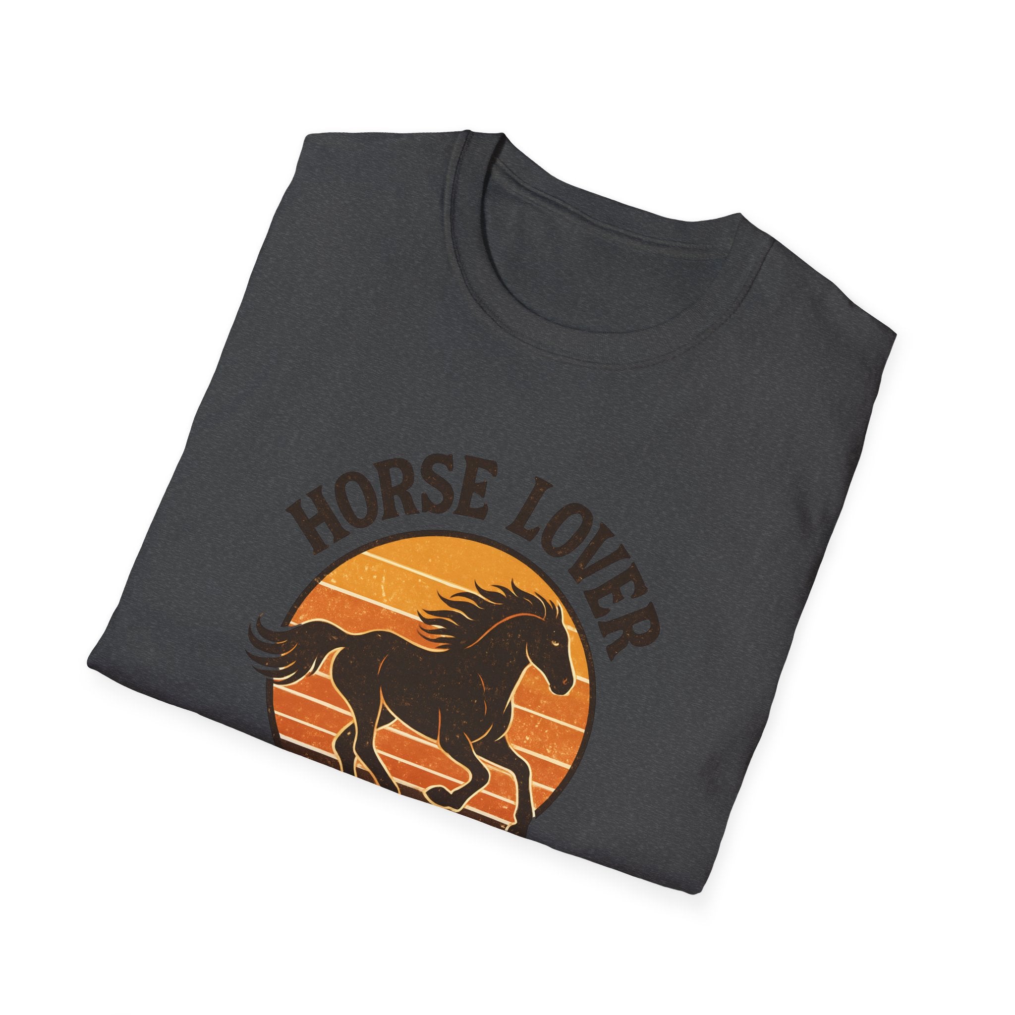 Horse Lover T-Shirt — Running Horse Sunset Graphic Tee