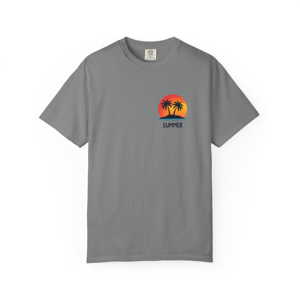 Summer Palm T-Shirt — Sunset Graphic Tee