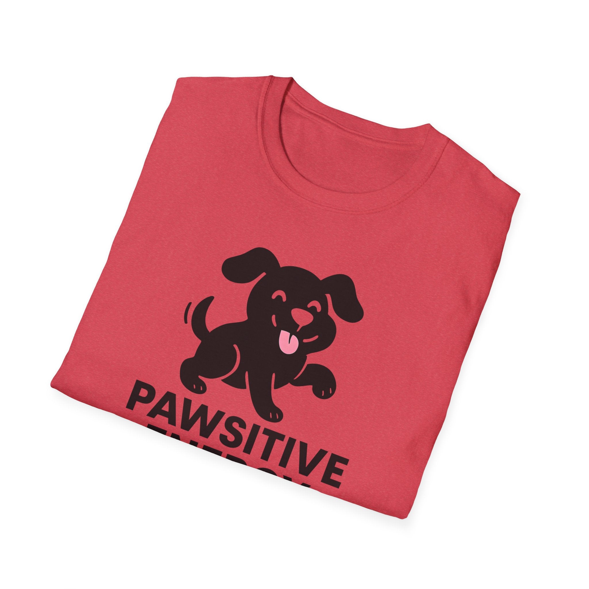 Pawsitive Energy T-Shirt — Cute Happy Puppy Graphic Tee for Dog Lovers