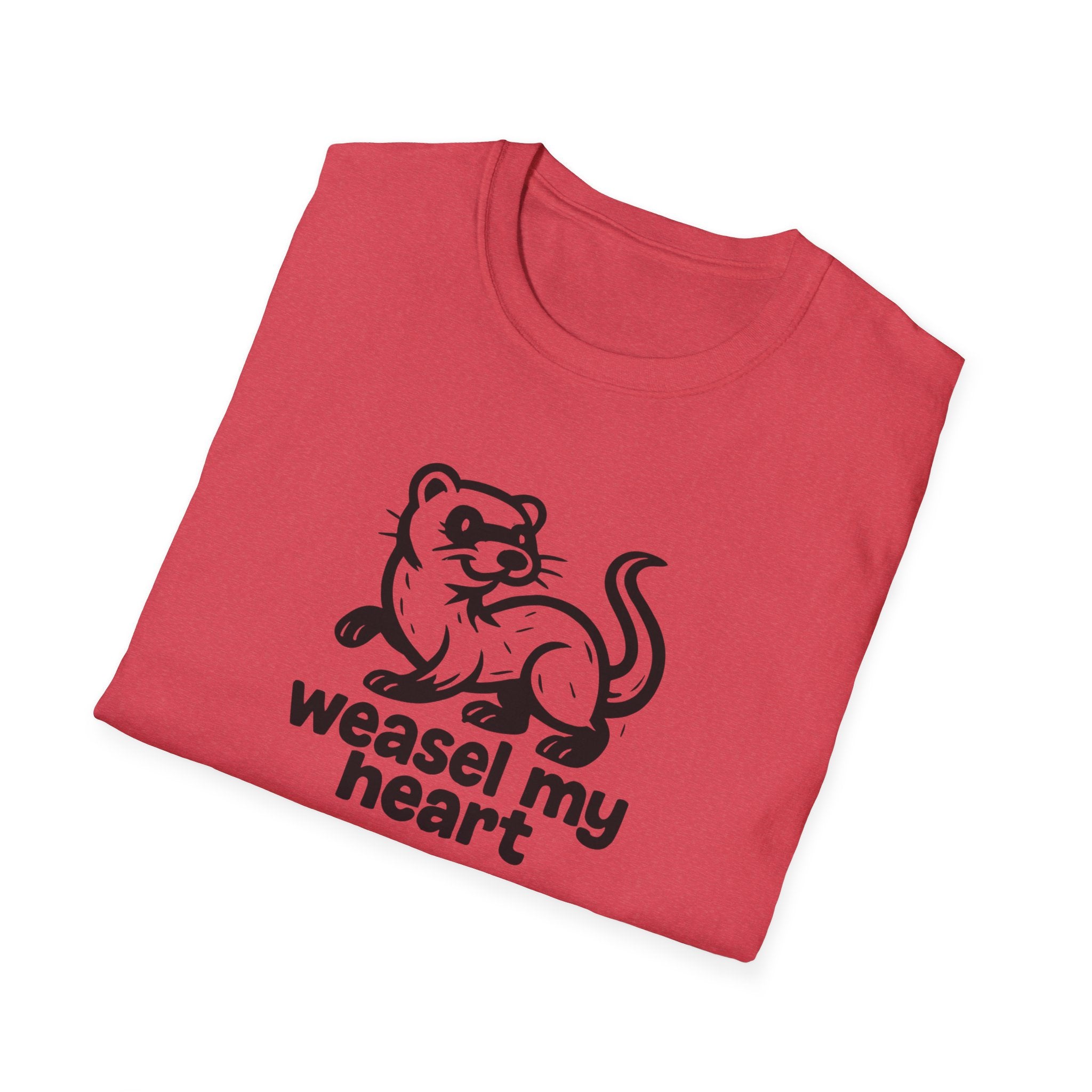 Weasel My Heart T-Shirt — Cute Weasel Illustration Tee