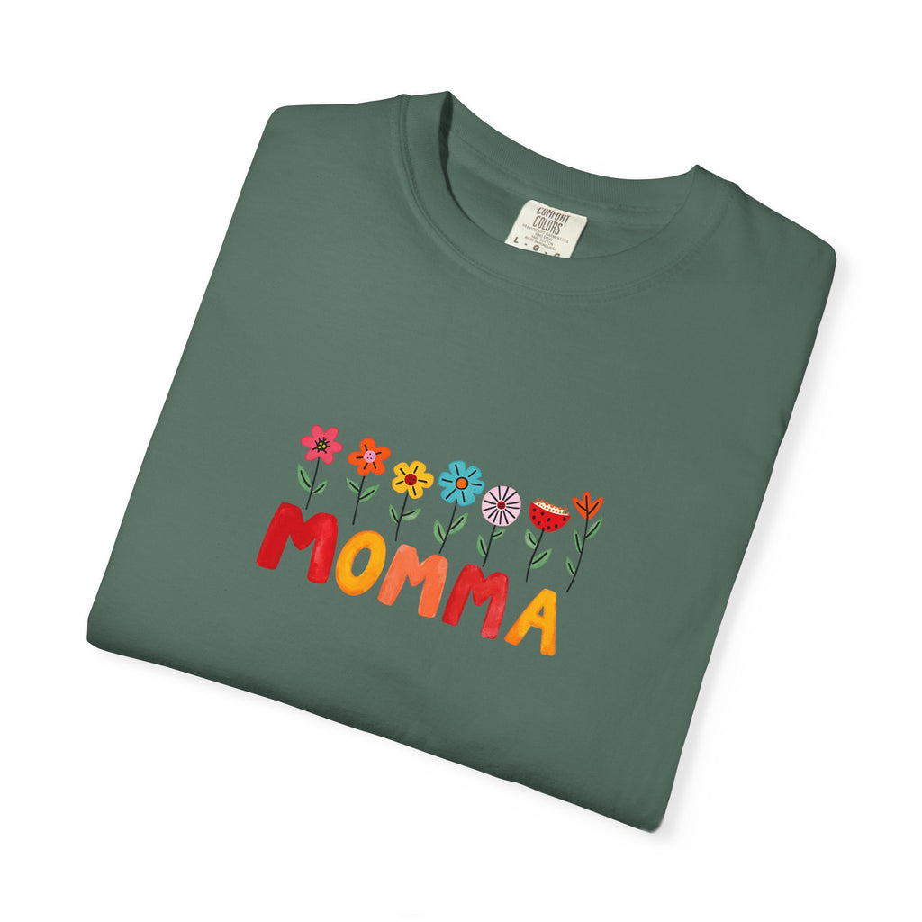 Momma Floral T-Shirt — Cute Colorful 'MOMMA' Mother's Day Tee