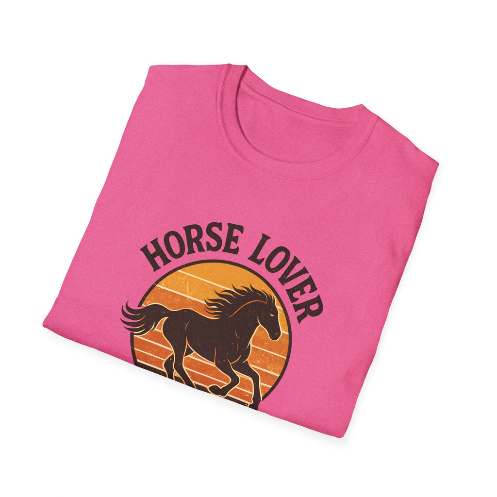 Horse Lover T-Shirt — Running Horse Sunset Graphic Tee