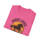 Horse Lover T-Shirt — Running Horse Sunset Graphic Tee