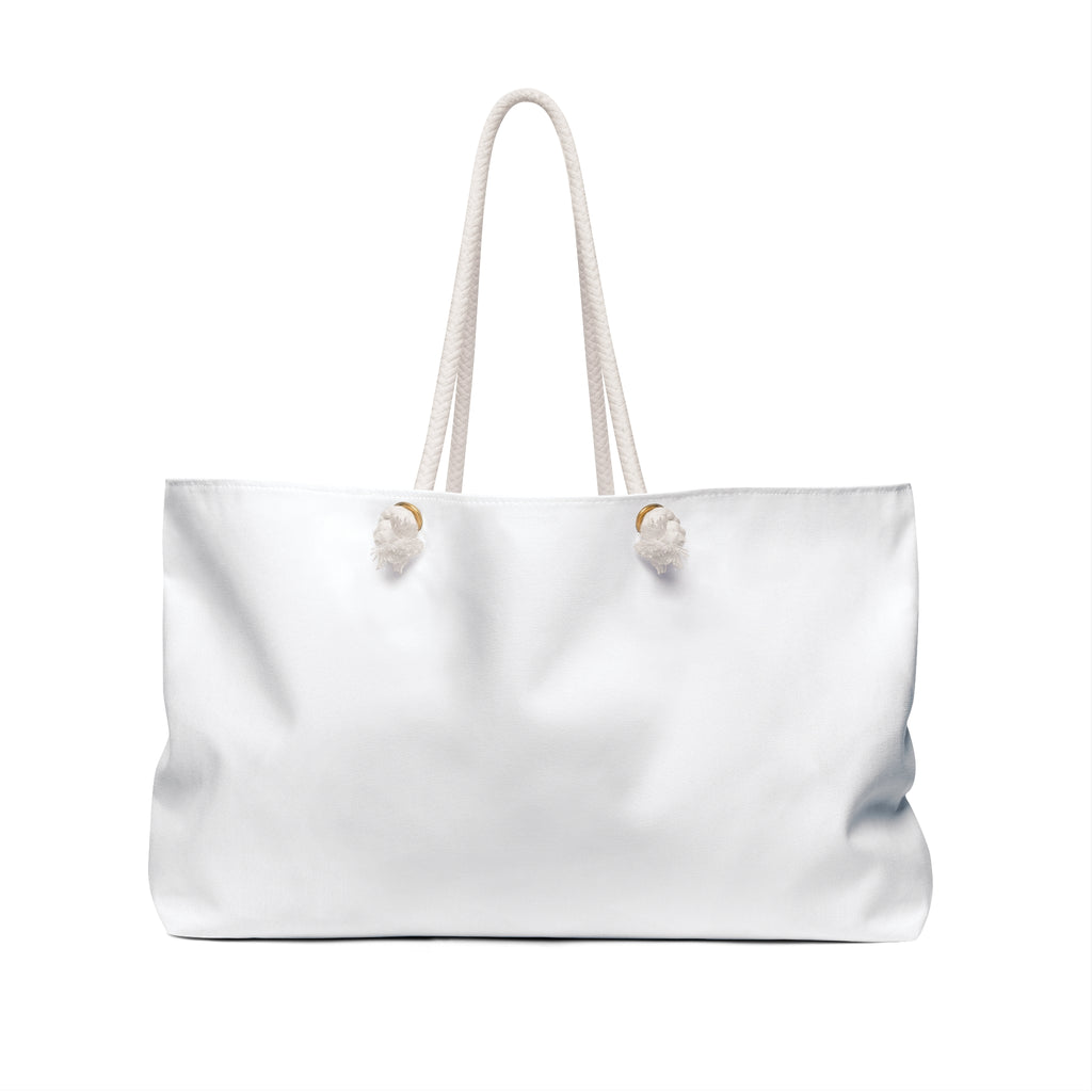 Weekender Bag — "Beaches Be Crazy" Beach Tote for Vacation & Summer Getaways