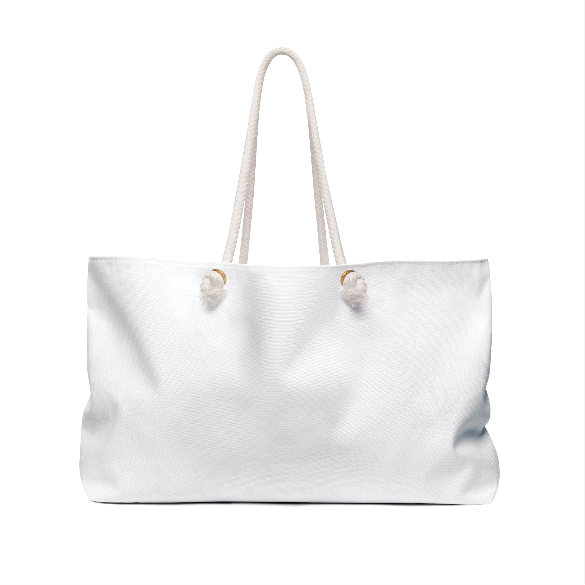 Weekender Bag — "Beaches Be Crazy" Beach Tote for Vacation & Summer Getaways