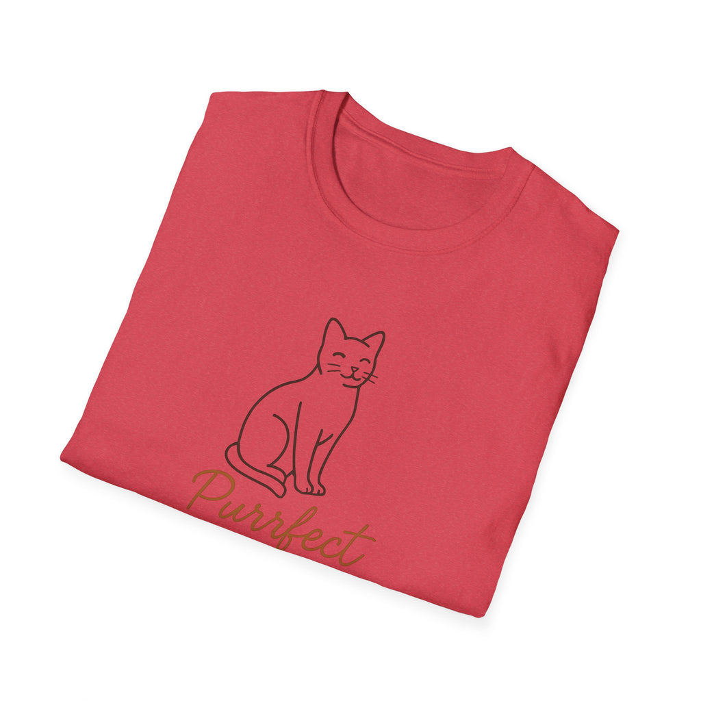 Cat T-Shirt — 'Purrfect Companion' Minimalist Cat Lover Tee