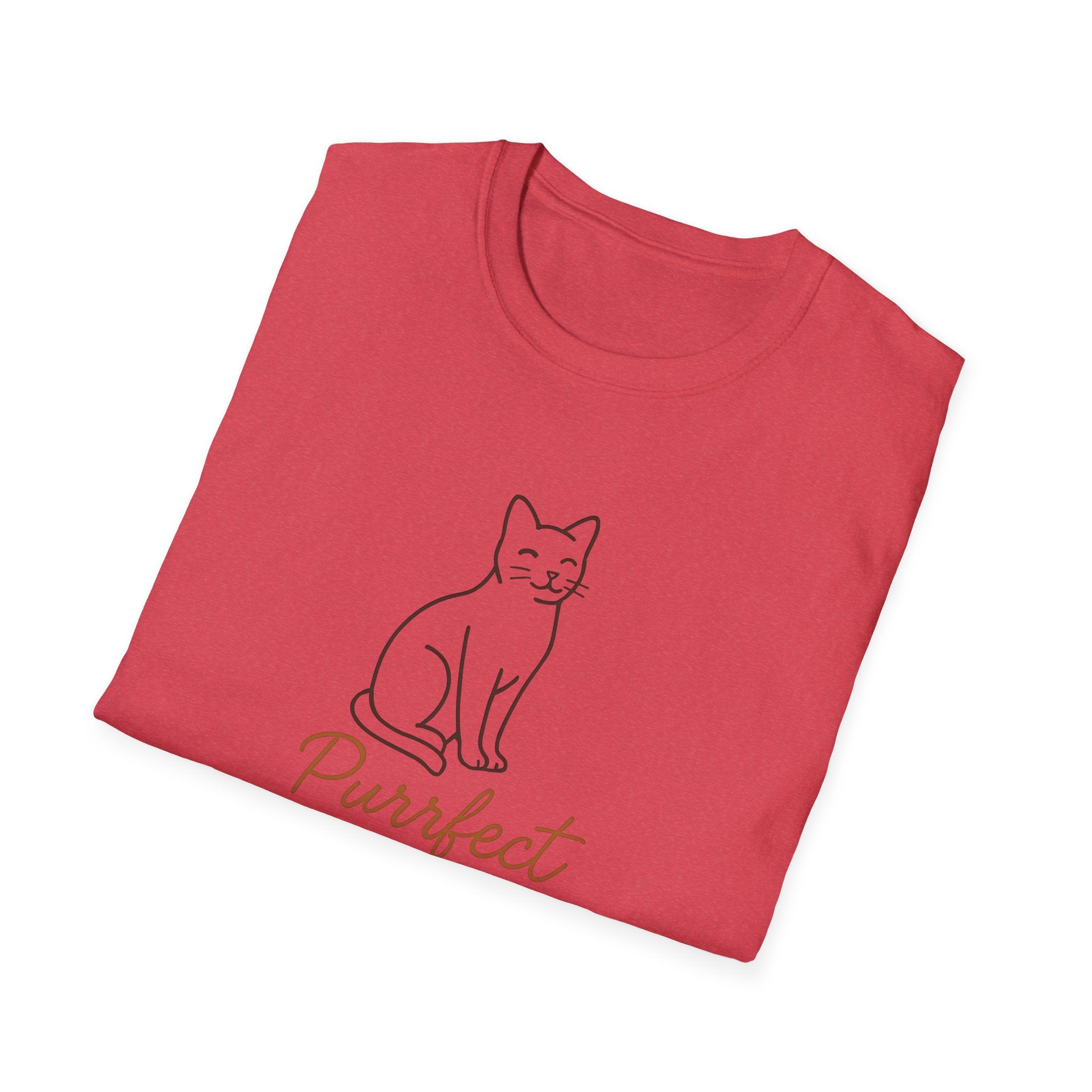 Cat T-Shirt — 'Purrfect Companion' Minimalist Cat Lover Tee