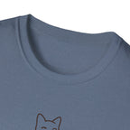 Cat T-Shirt — 'Purrfect Companion' Minimalist Cat Lover Tee