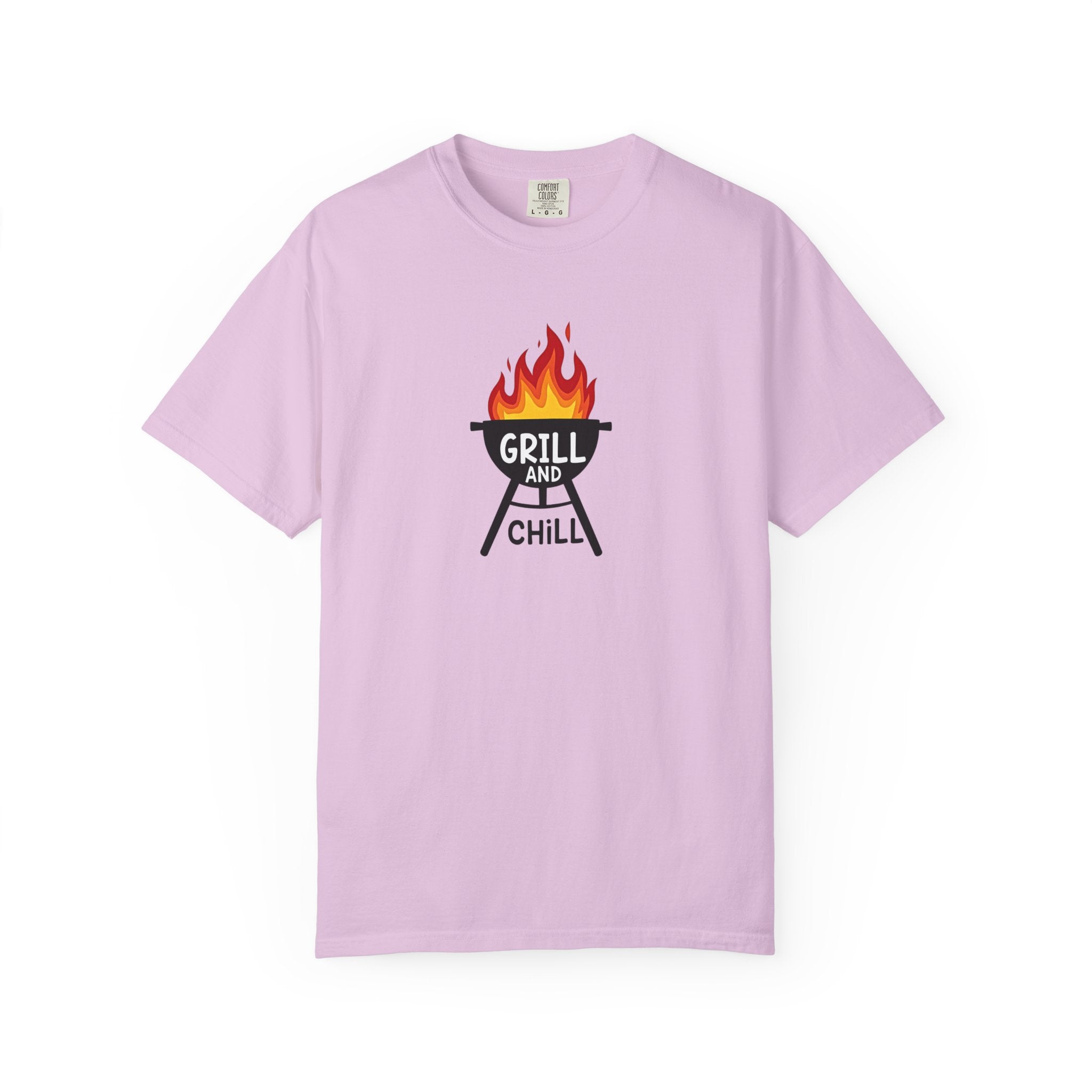 Grill and Chill T-Shirt — BBQ Graphic Tee for Grill Lovers