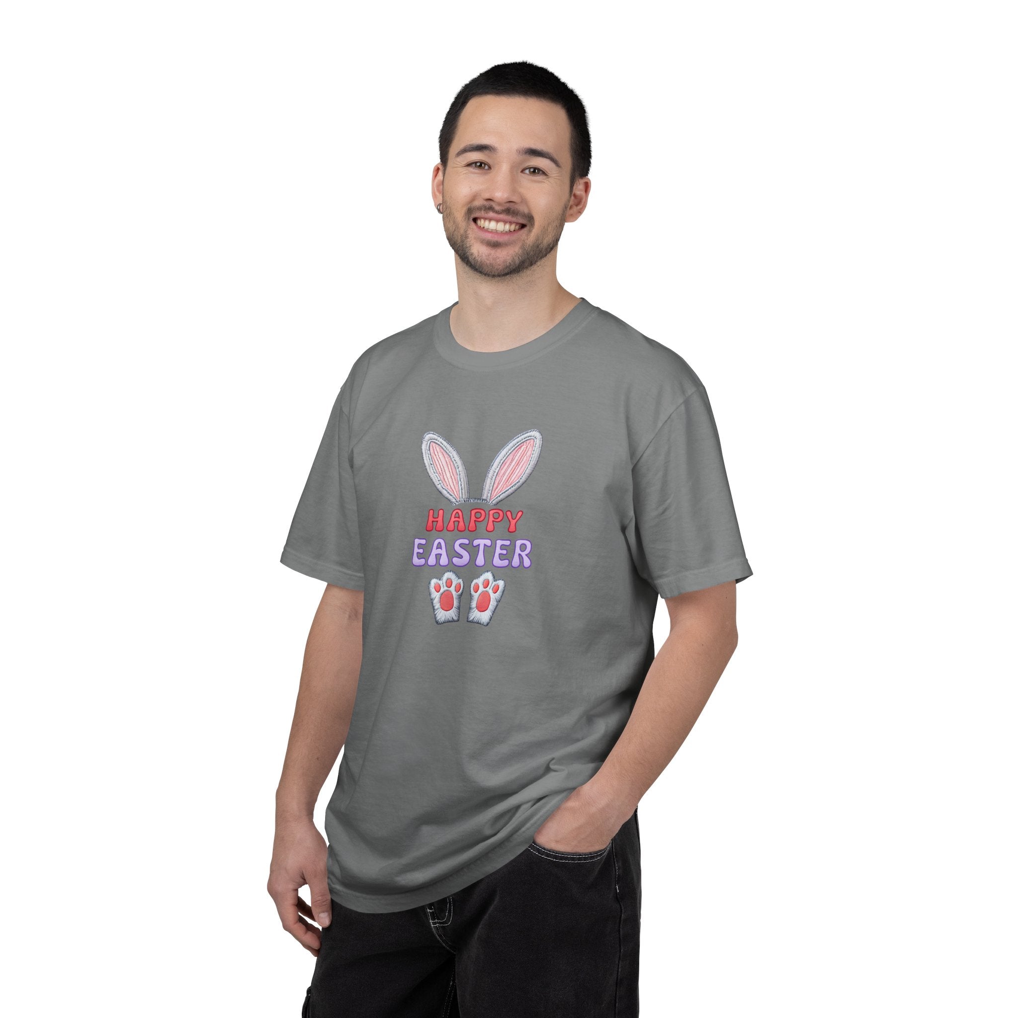Happy Easter Bunny Ears T-Shirt — Cute Pastel Holiday Tee