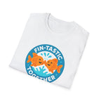 T-Shirt — "Fin-Tastic Together" Cute Goldfish Couple Graphic Tee