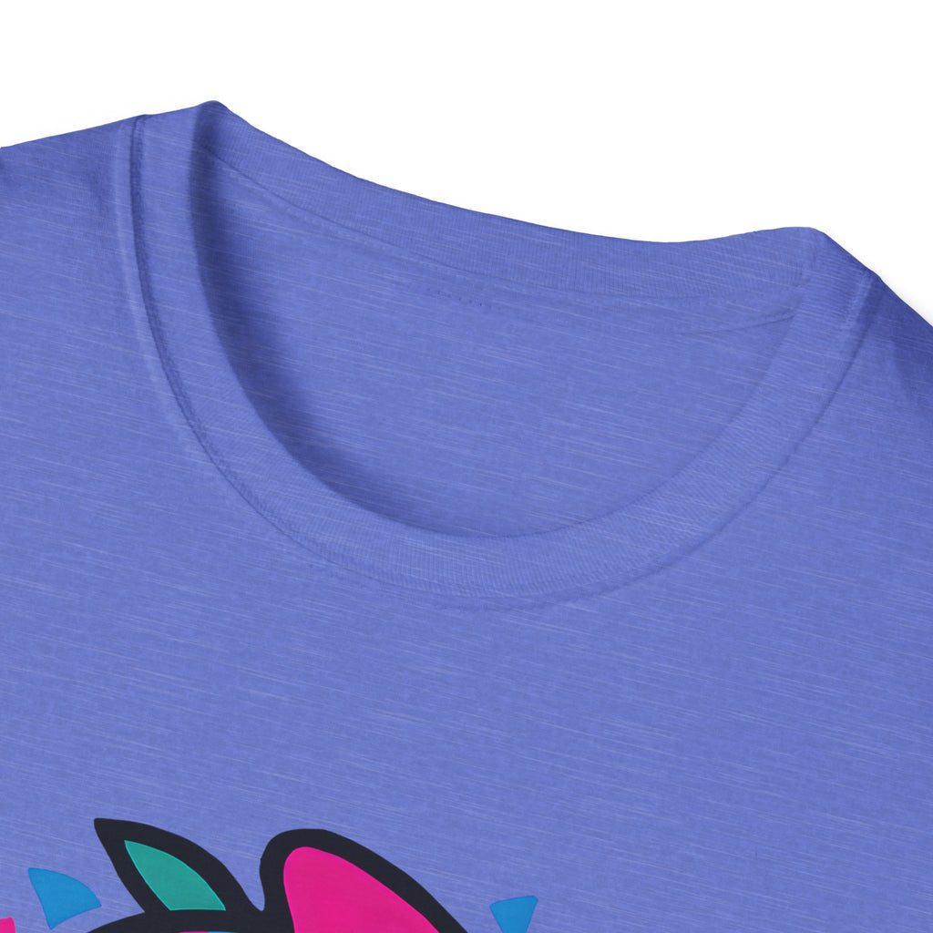 Unisex T-Shirt — 'Unleash Your Colors' Rainbow Chameleon Graphic Tee