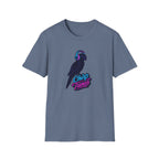 T-Shirt — 'Chirp Tunes' Parrot with Headphones Graphic Tee