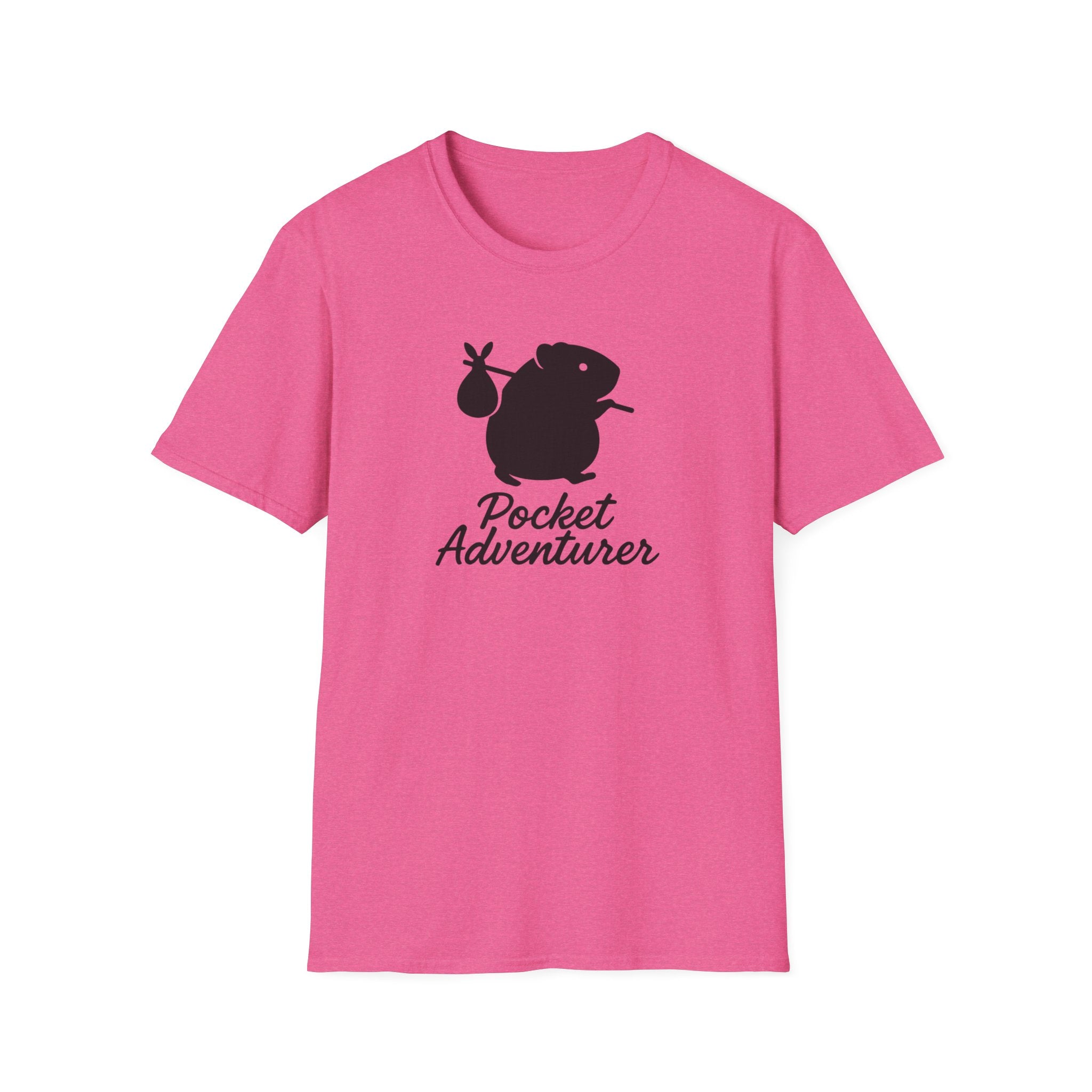 Pocket Adventurer T-Shirt — Cute Hiking Mouse Graphic Tee