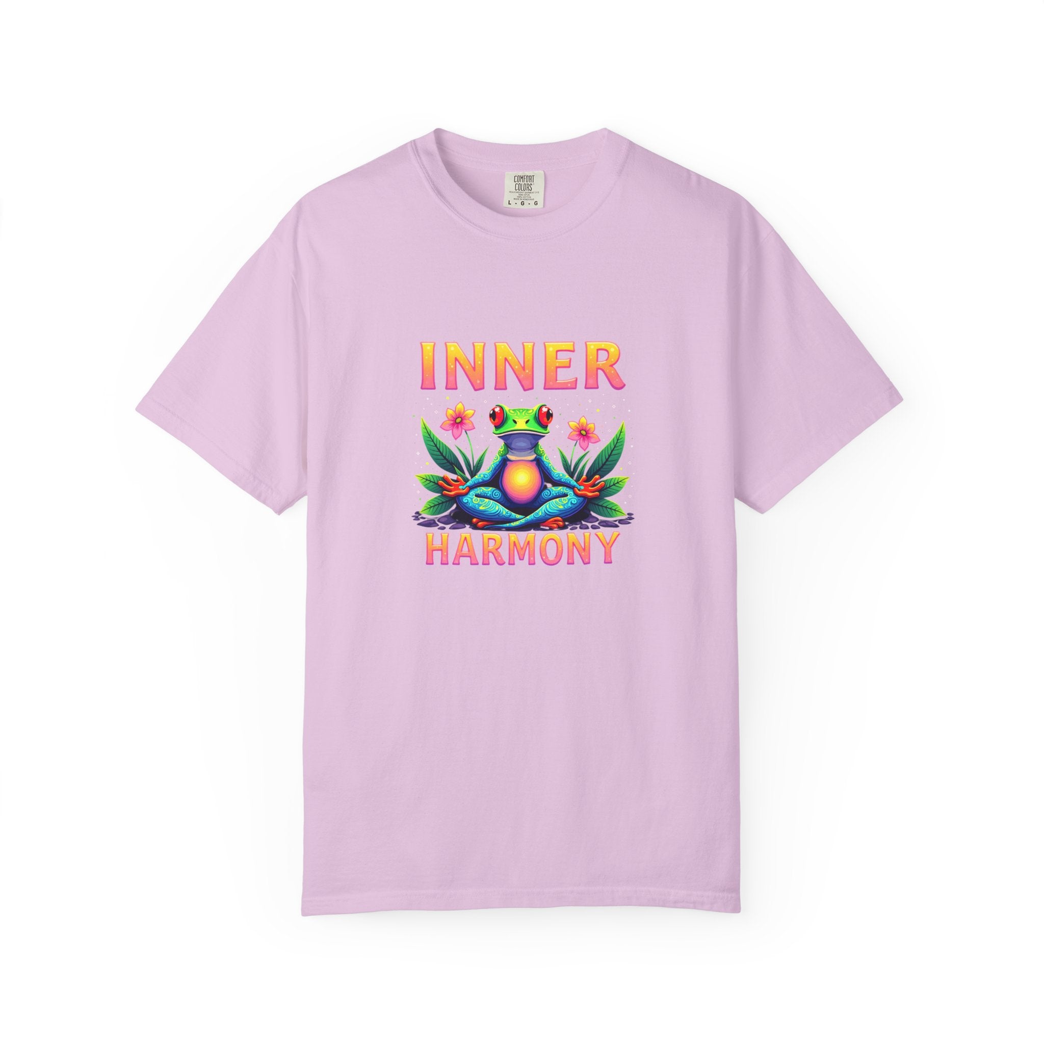 Inner Harmony Frog T-Shirt – Meditation Yoga Graphic Tee