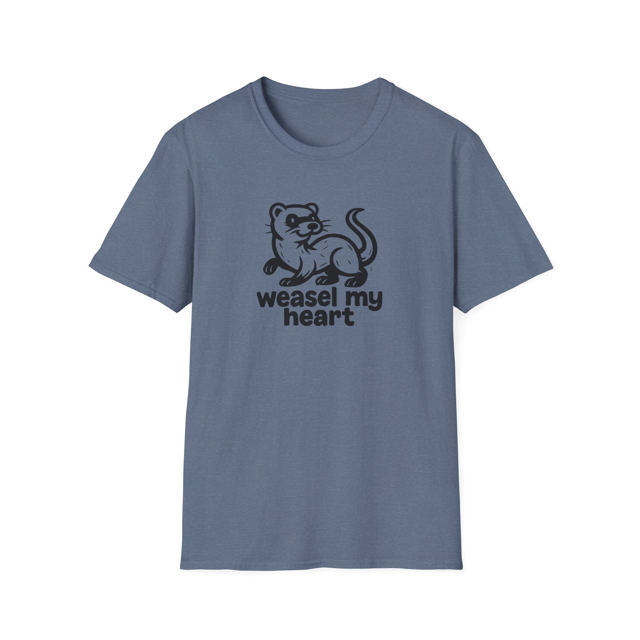 Weasel My Heart T-Shirt — Cute Weasel Illustration Tee