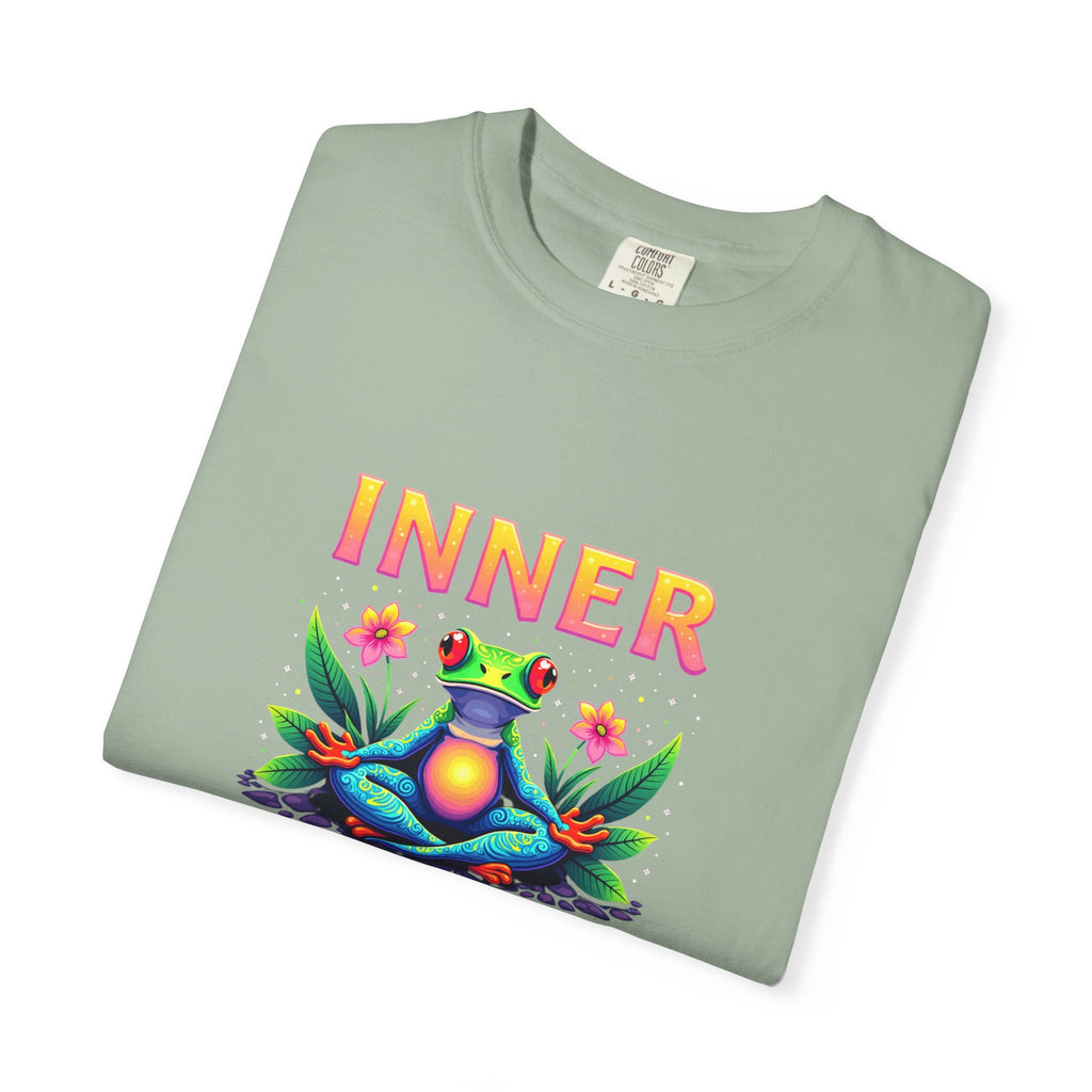 Inner Harmony Frog T-Shirt – Meditation Yoga Graphic Tee
