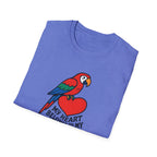 Parrot Lover T-Shirt — "My Heart Belongs to My Parrot" Graphic Tee