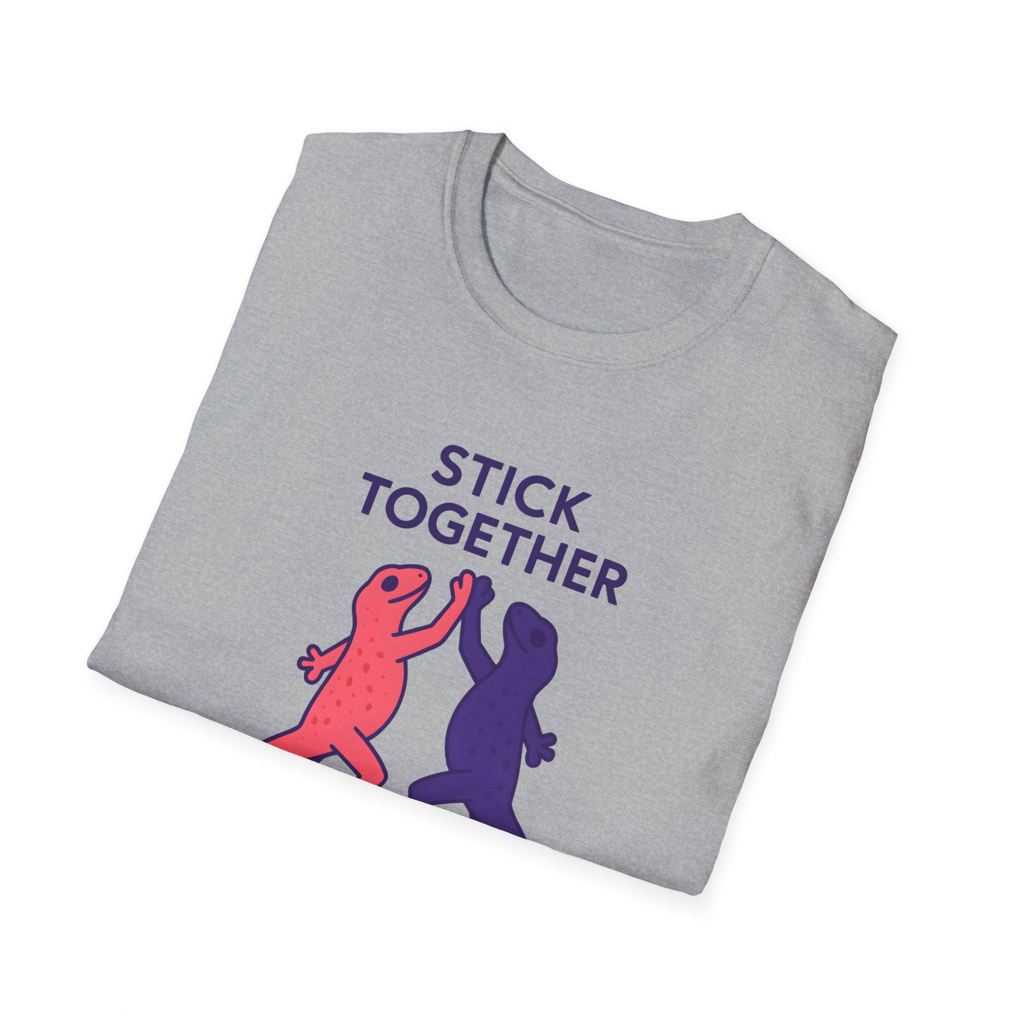 Stick Together Lizard T-Shirt — Cute Matching Gecko Tee