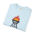 Grill and Chill T-Shirt — BBQ Graphic Tee for Grill Lovers