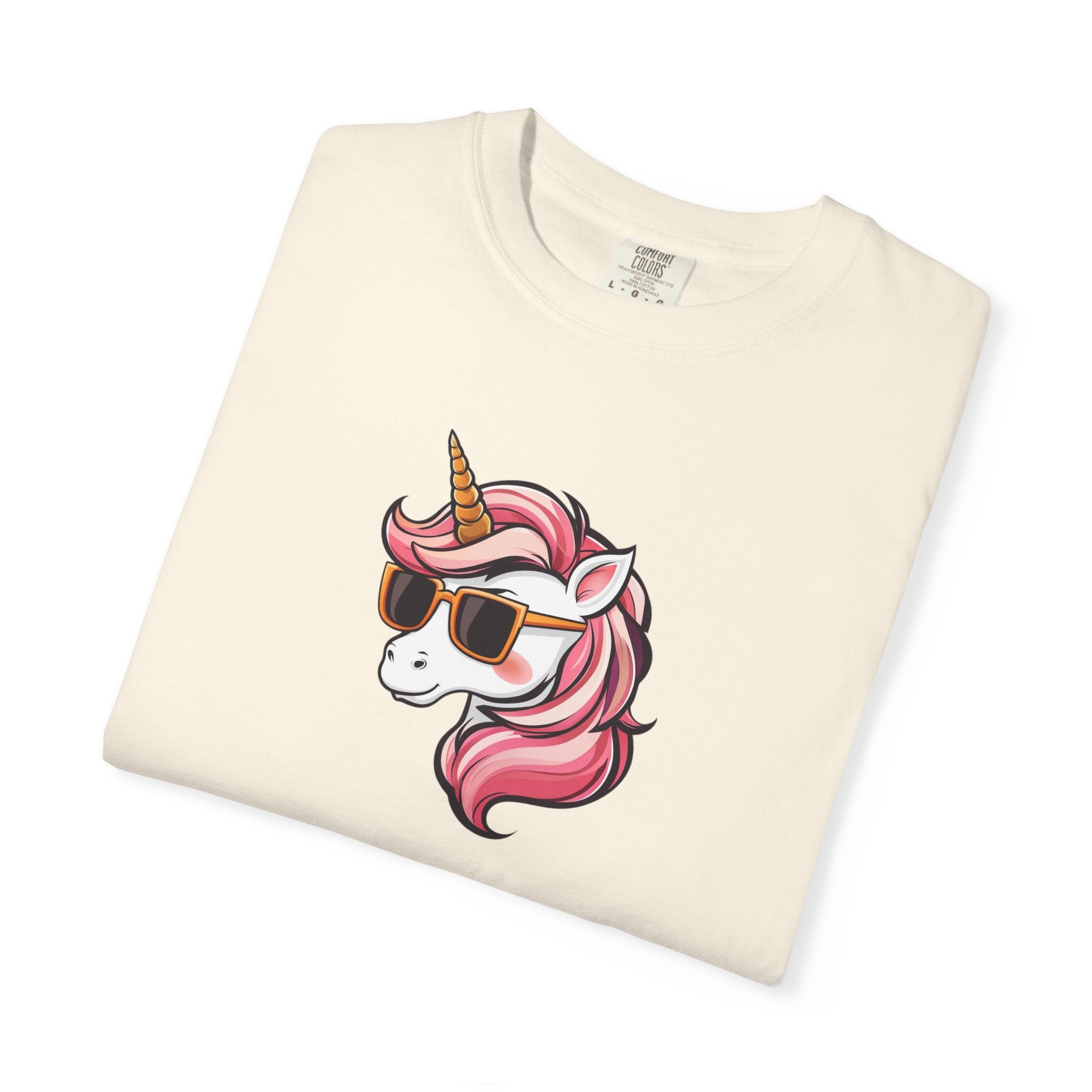 Cool Unicorn T-Shirt — Sunglasses Pink Unicorn Graphic Tee