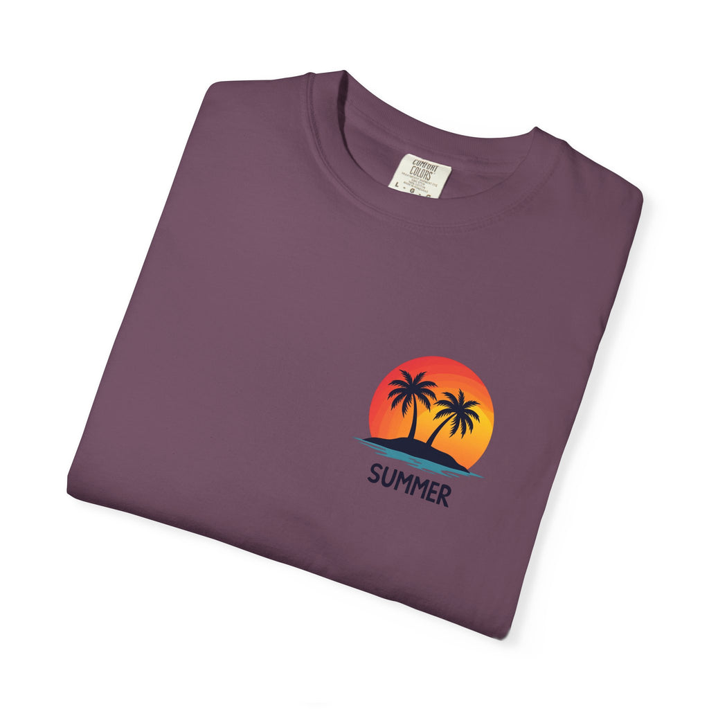 Summer Palm T-Shirt — Sunset Graphic Tee