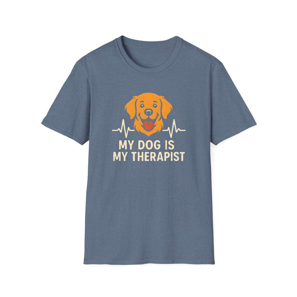 Dog Therapist T-Shirt — "My Dog Is My Therapist" Pet Lover Tee