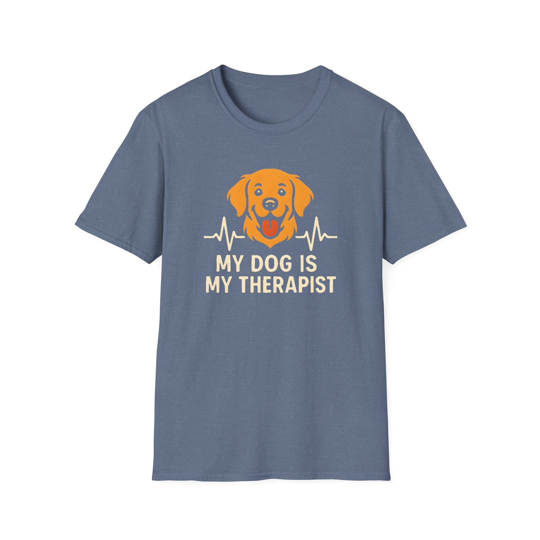 Dog Therapist T-Shirt — "My Dog Is My Therapist" Pet Lover Tee