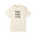 Teacher T-Shirt – "Changing the World One Child at a Time" Inspirational Educator Tee