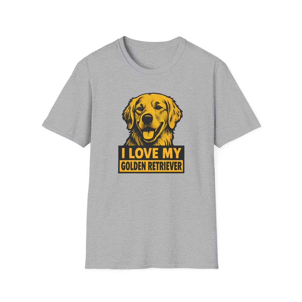 I Love My Golden Retriever T-Shirt — Cute Dog Lover Tee