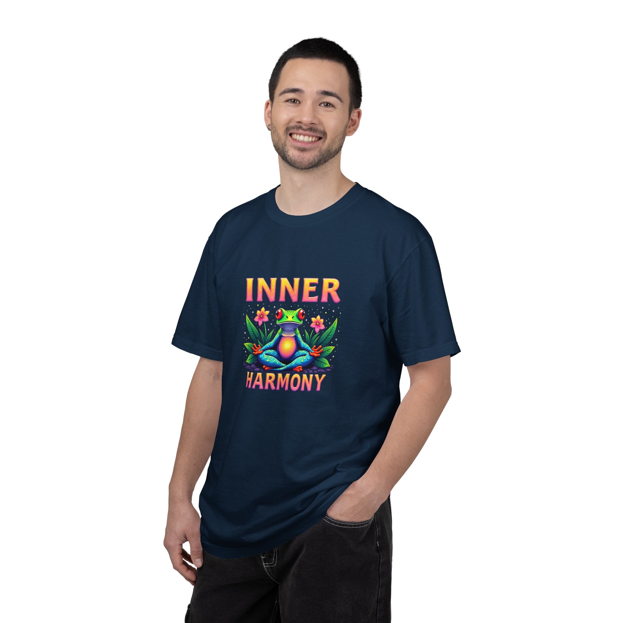 Inner Harmony Frog T-Shirt – Meditation Yoga Graphic Tee