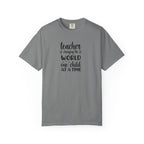 Teacher T-Shirt – "Changing the World One Child at a Time" Inspirational Educator Tee