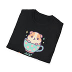 Cute Hamster Tee — "Just Squeaking By" Graphic T-Shirt