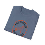 Life Is Better With A Dog T-Shirt — Minimal Dog Lover Tee