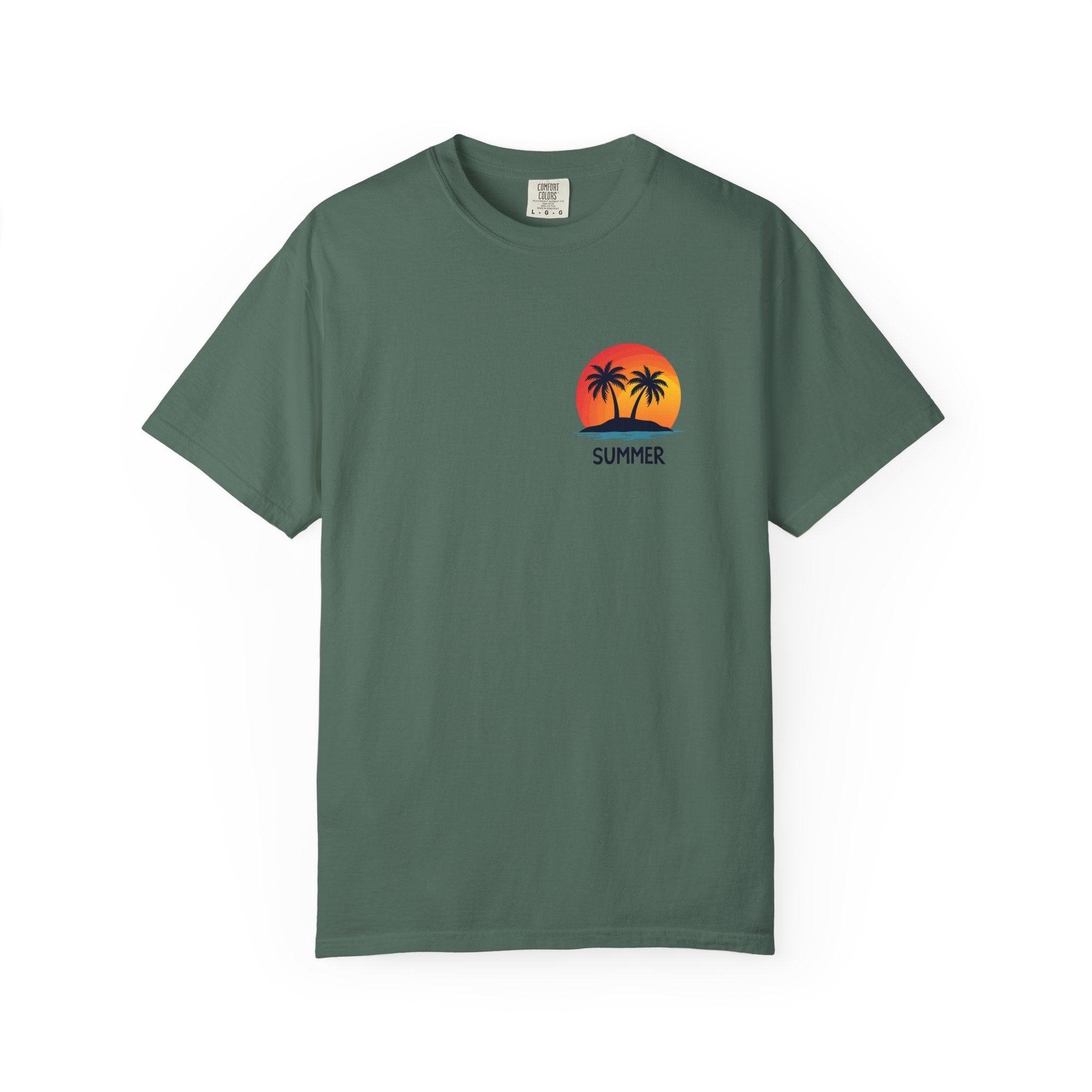 Summer Palm T-Shirt — Sunset Graphic Tee