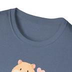Tiny Paws Big Heart T-Shirt — Cute Hamster Graphic Tee