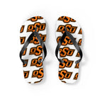 OSU Pattern Flip Flops – Oklahoma State Logo Beach Sandals