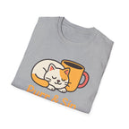 Purr & Sip Cat Coffee T-Shirt