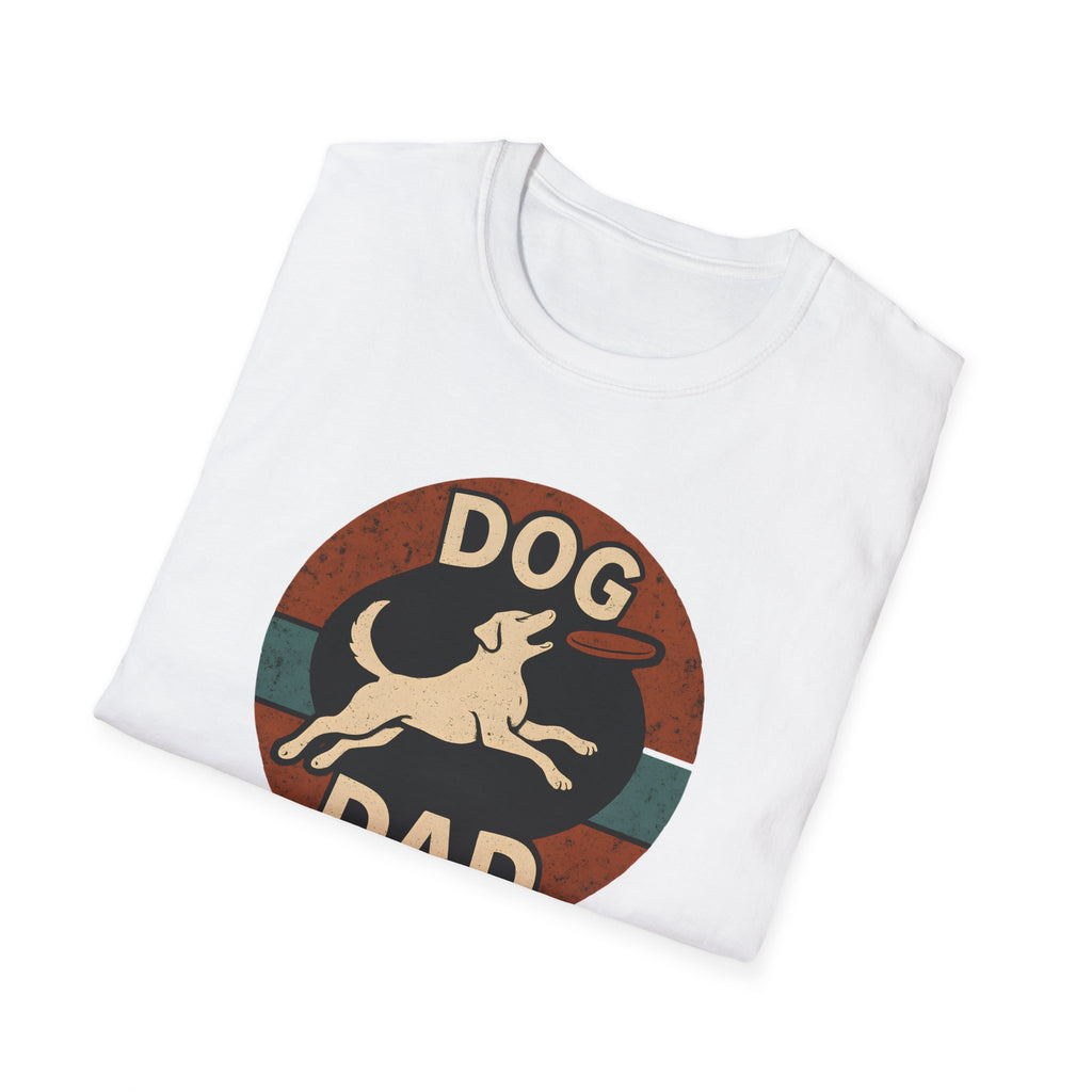 Dog Dad T-Shirt – Retro Running Dog Graphic, Funny Father’s Day Gift for Pet Owners