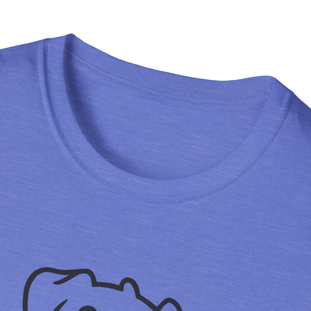 Dog Outline T-Shirt - Cute Happy Puppy Graphic Tee