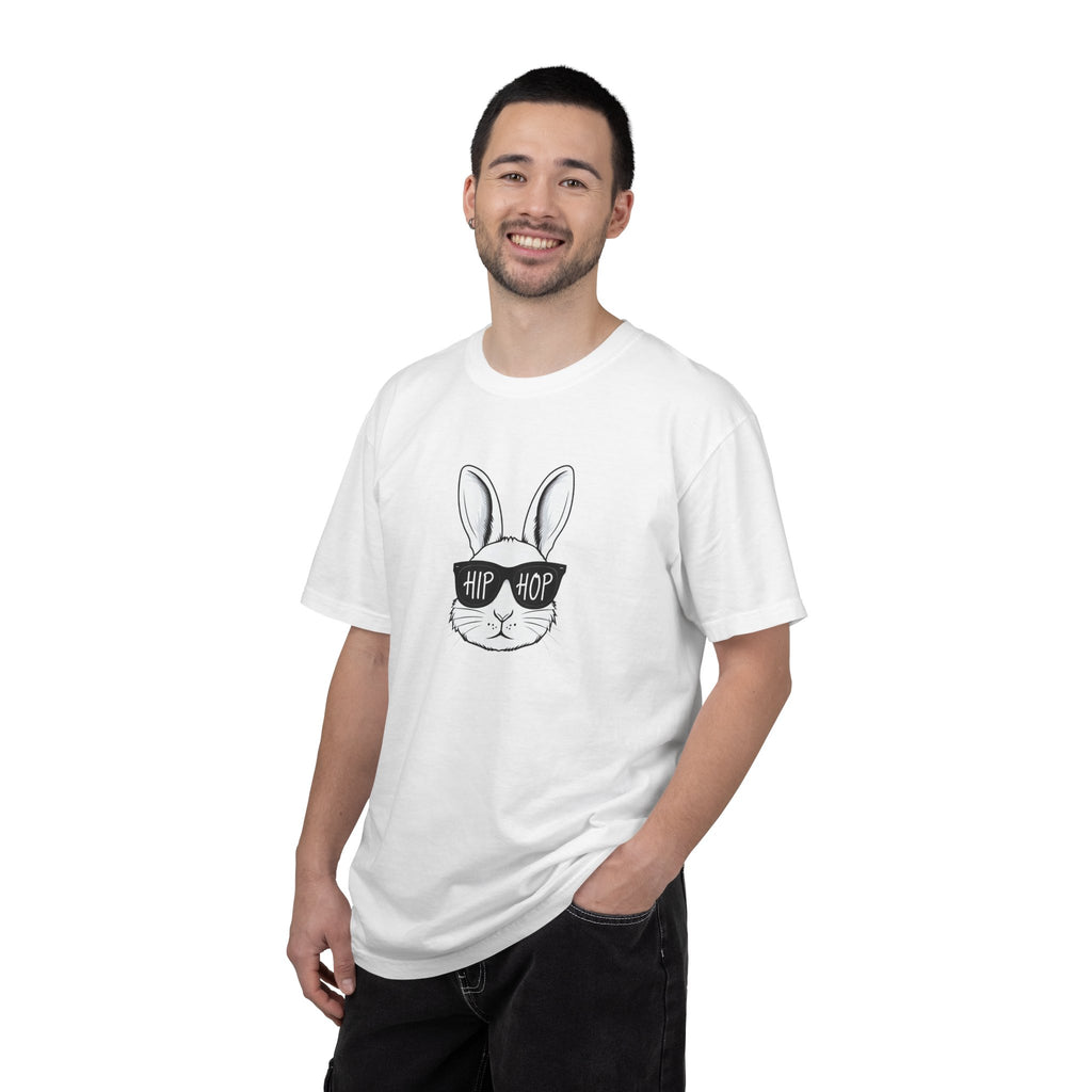 Hip Hop Bunny T-Shirt — Cute Rabbit with Sunglasses Graphic Tee