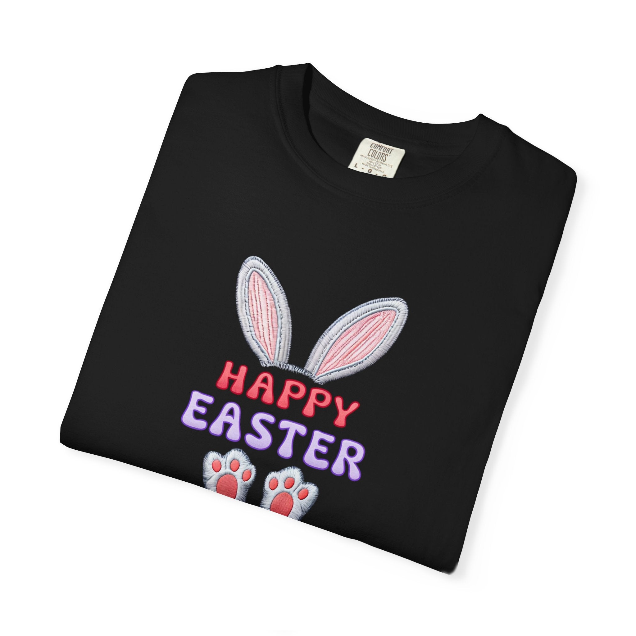 Happy Easter Bunny Ears T-Shirt — Cute Pastel Holiday Tee