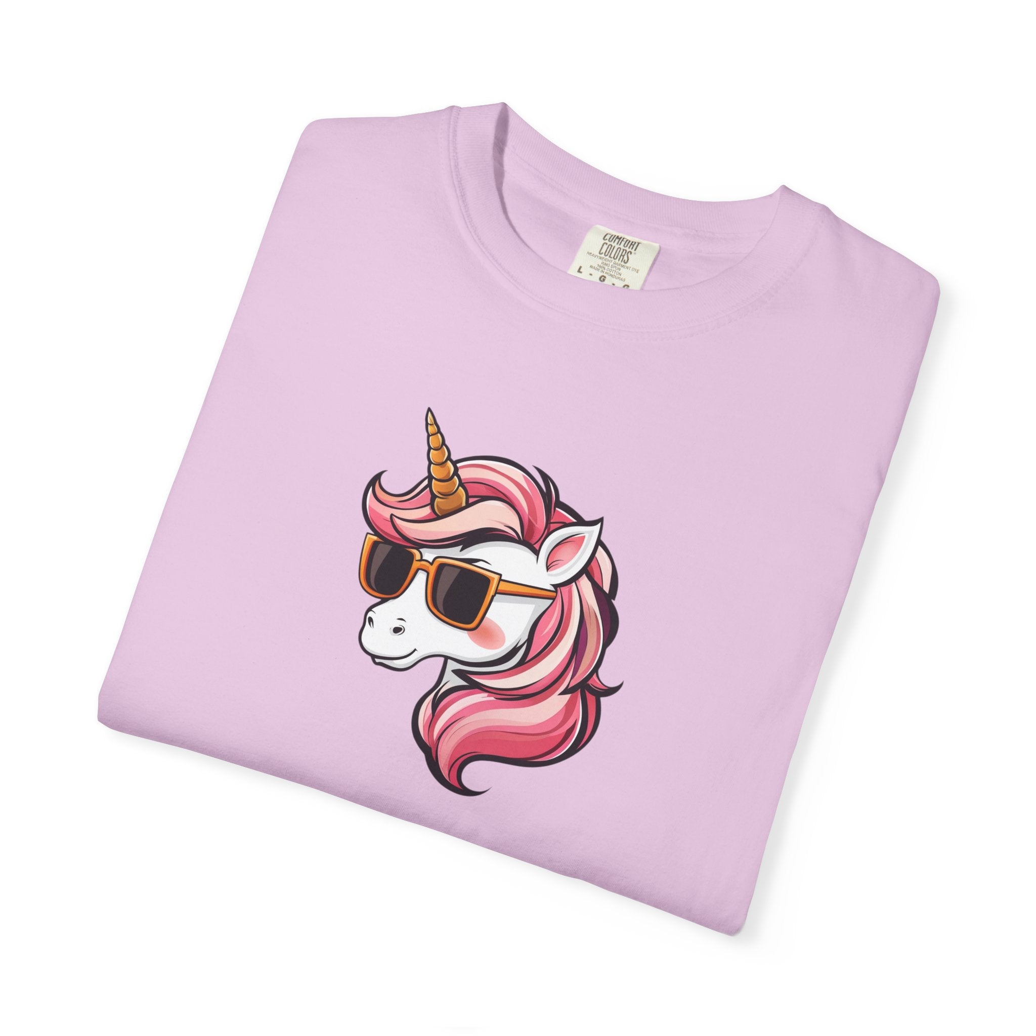 Cool Unicorn T-Shirt — Sunglasses Pink Unicorn Graphic Tee