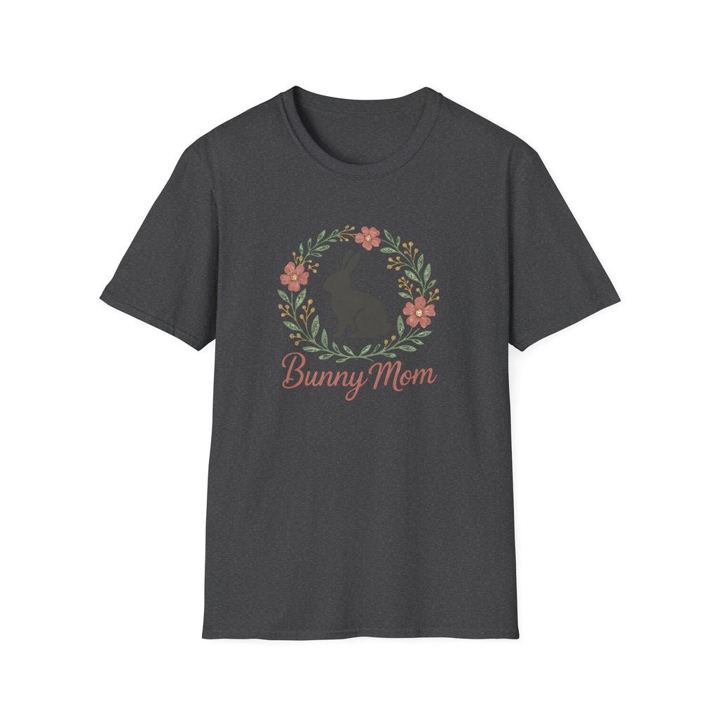 Bunny Mom T-Shirt — Floral Rabbit Mother's Day Tee