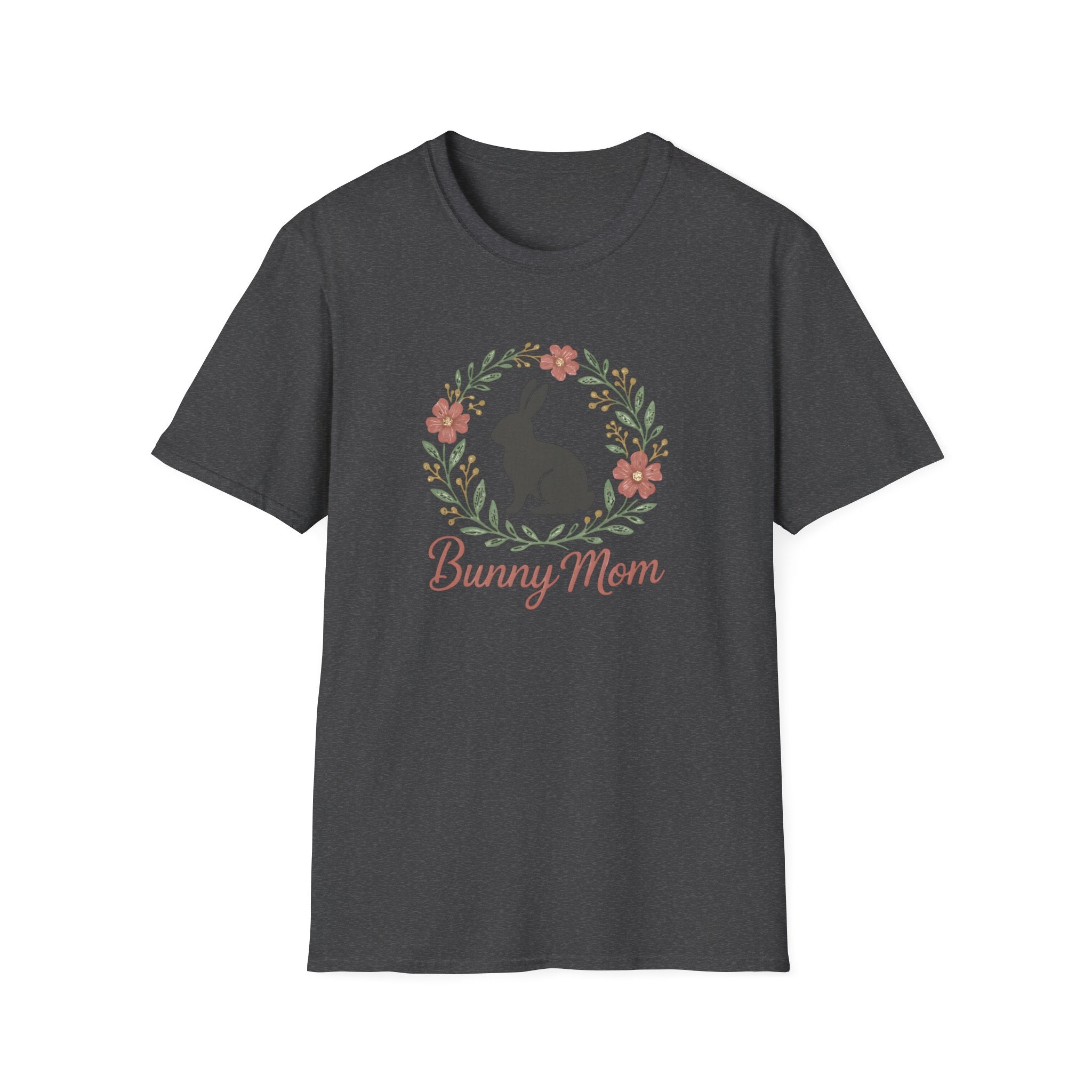 Bunny Mom T-Shirt — Floral Rabbit Mother's Day Tee