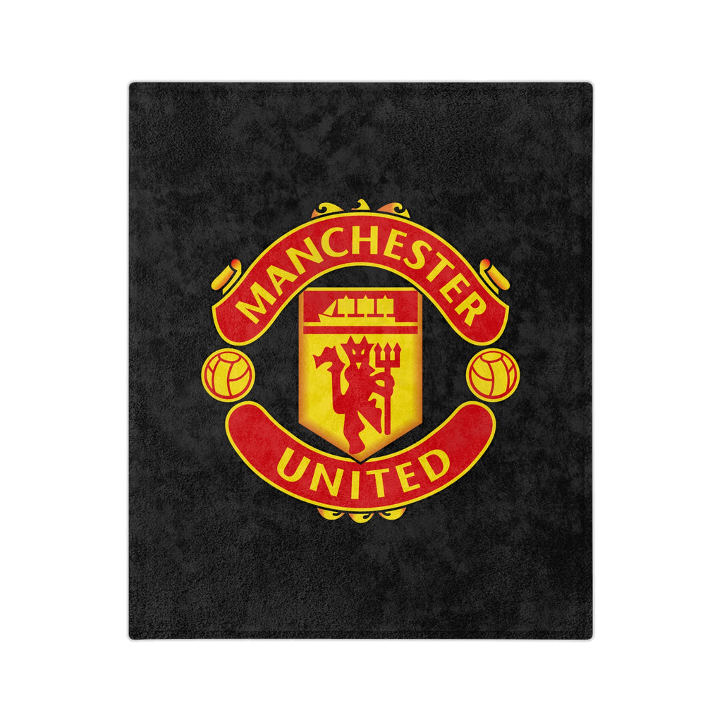 Manchester United Velveteen Microfiber Blanket —