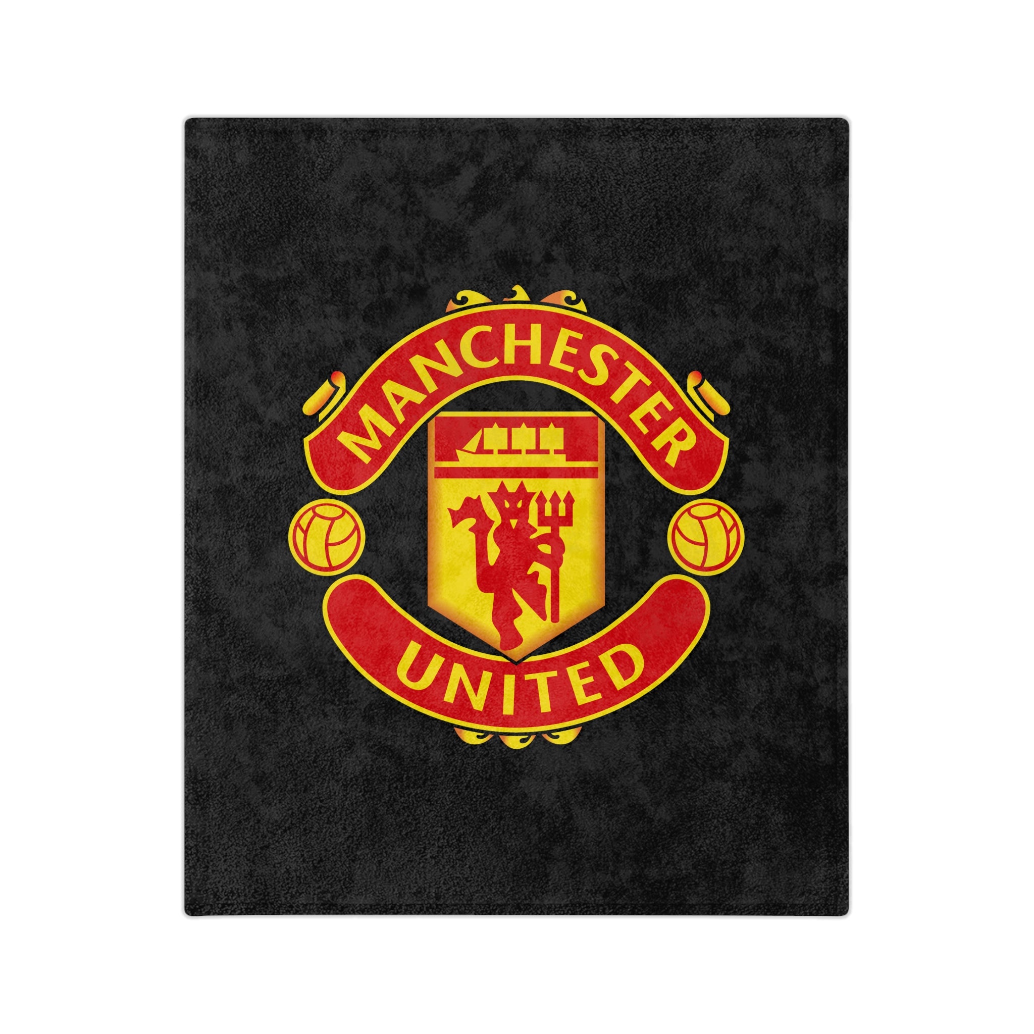 Manchester United Velveteen Microfiber Blanket —