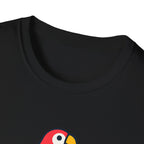 Winging It Parrot T-Shirt — Cute Skateboard Bird Graphic Tee